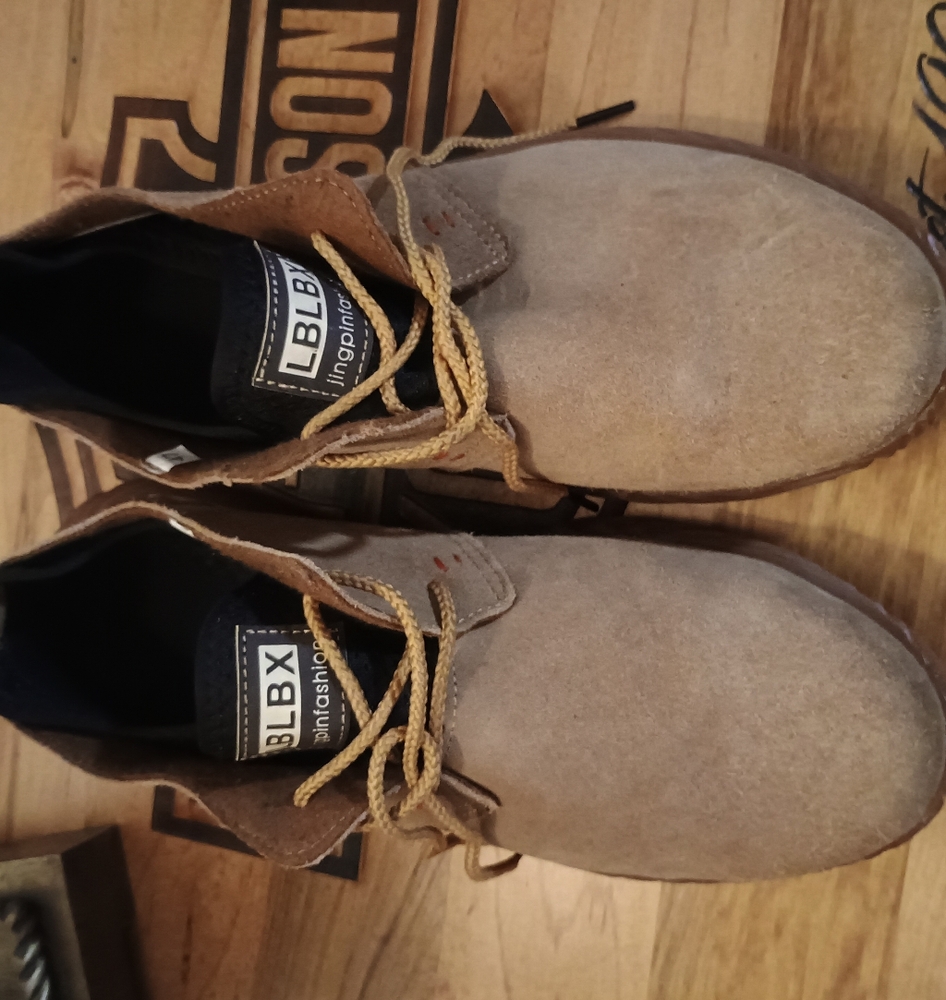 Men's Tan Suede Shoes